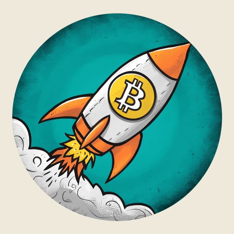 Fusée crypto : Bitcoin sur la lune !