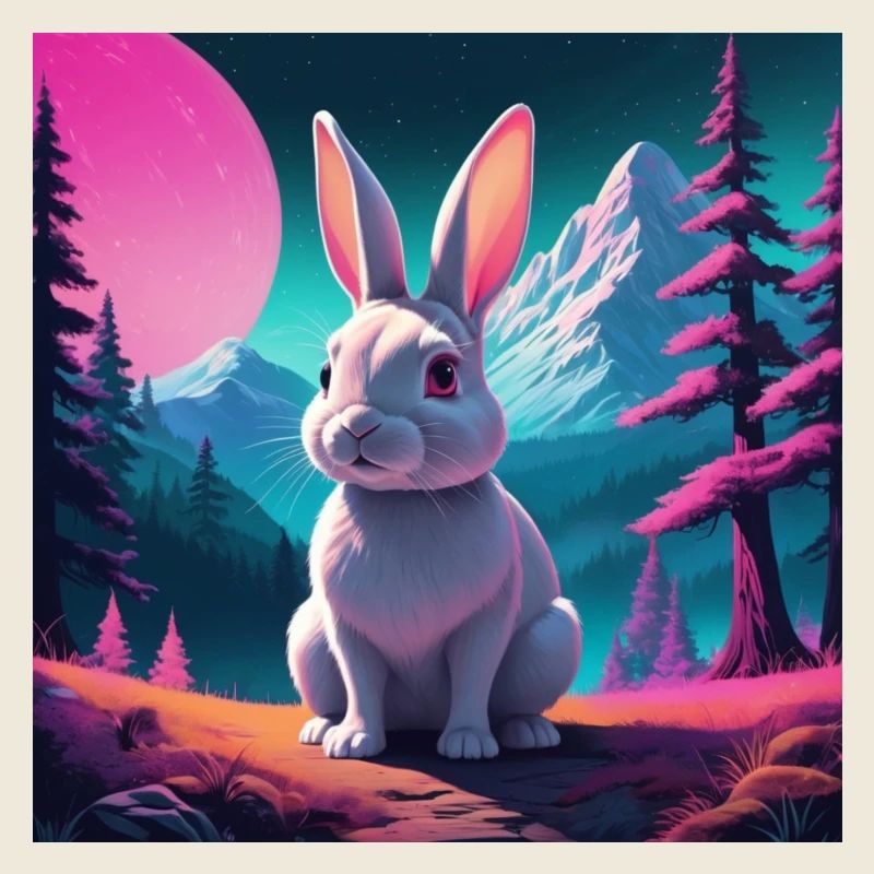 Rabbit on the mountain