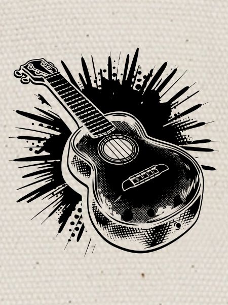 Ukulele Drawing