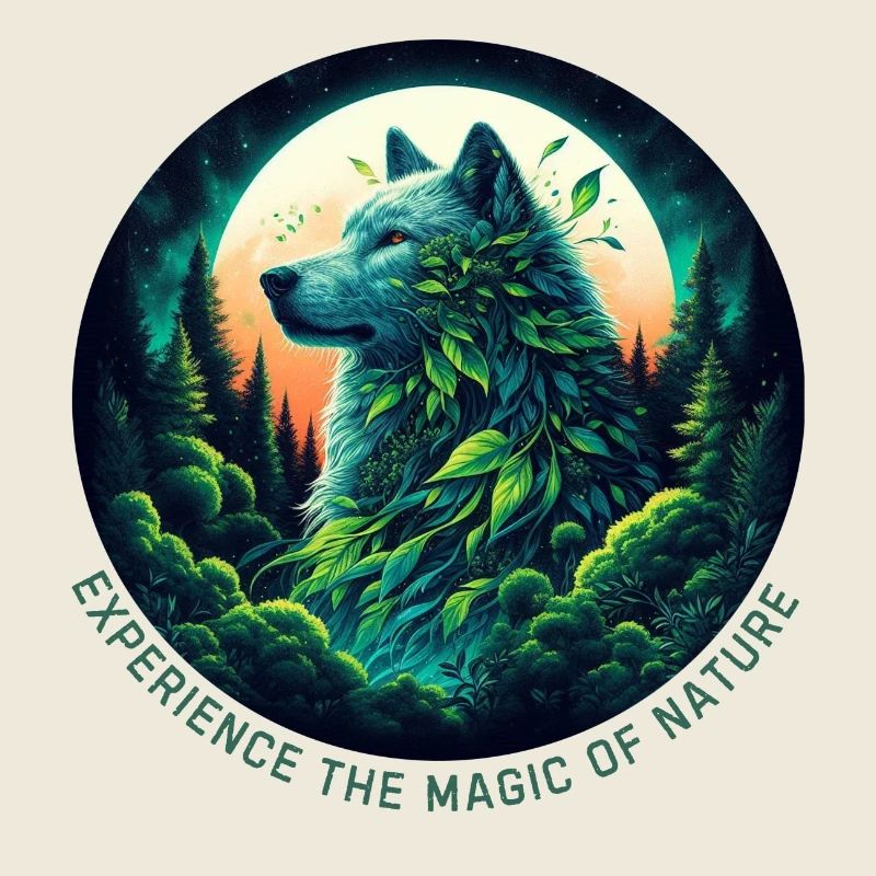 Wolf im Wald