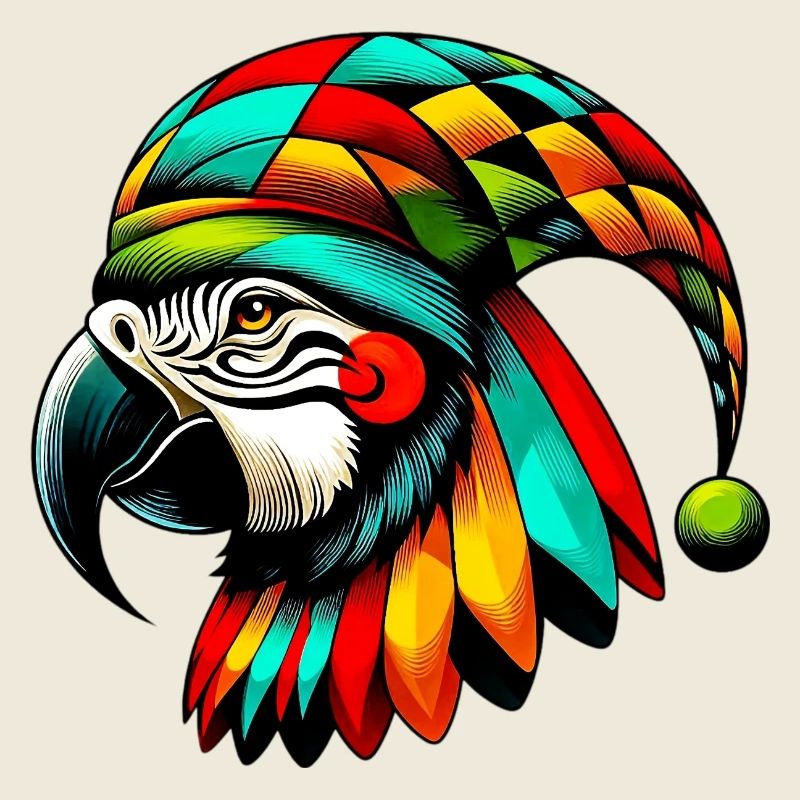 Perroquet arlequin