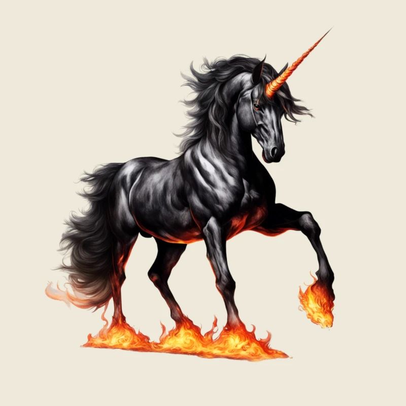 Das mächtige schwarze Einhorn