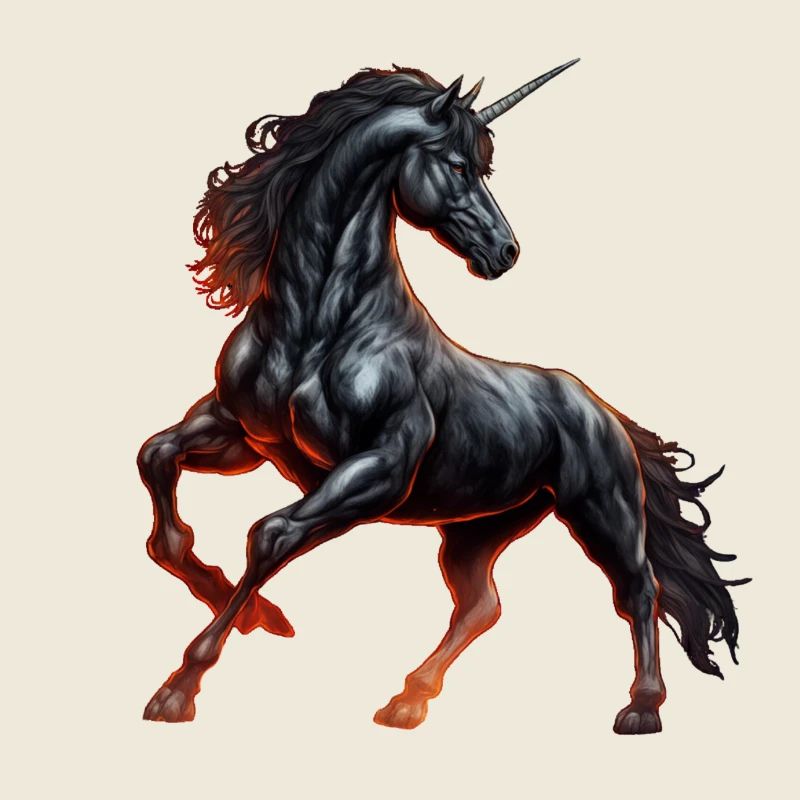 Das mächtige schwarze Einhorn