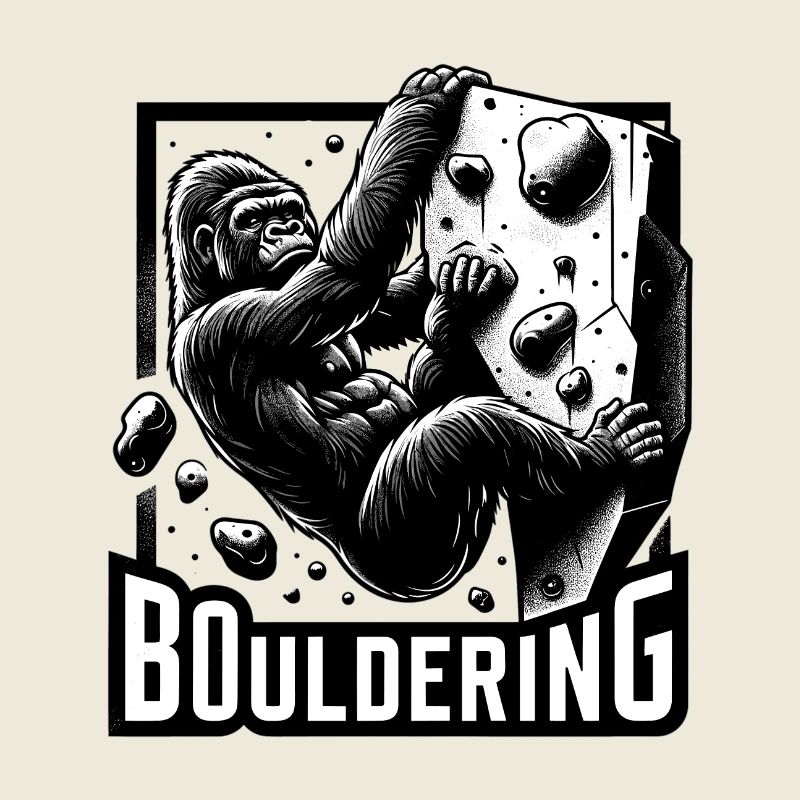 Bouldering Gorilla Silverback Cadeau