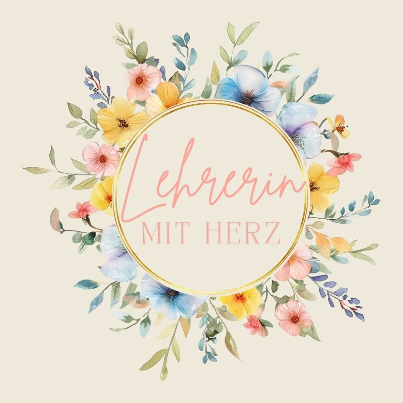 Lehrerin mit Herz! Personalisierbares Design