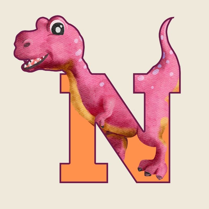 N - DINOSAURE, personnalisable