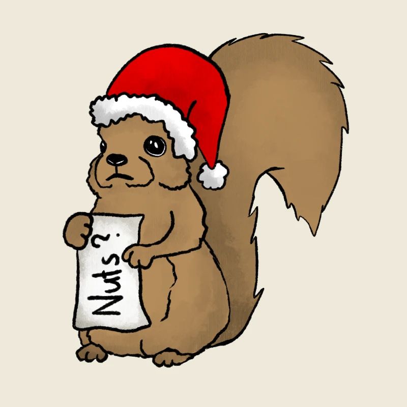 Christmas squirrel