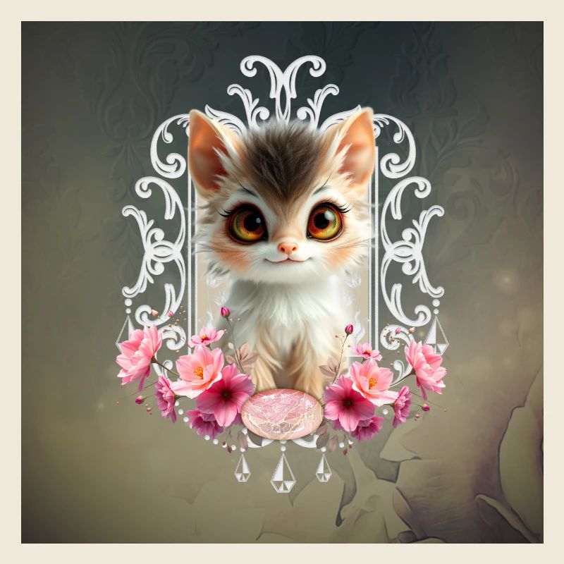 Chaton adorable et moelleux