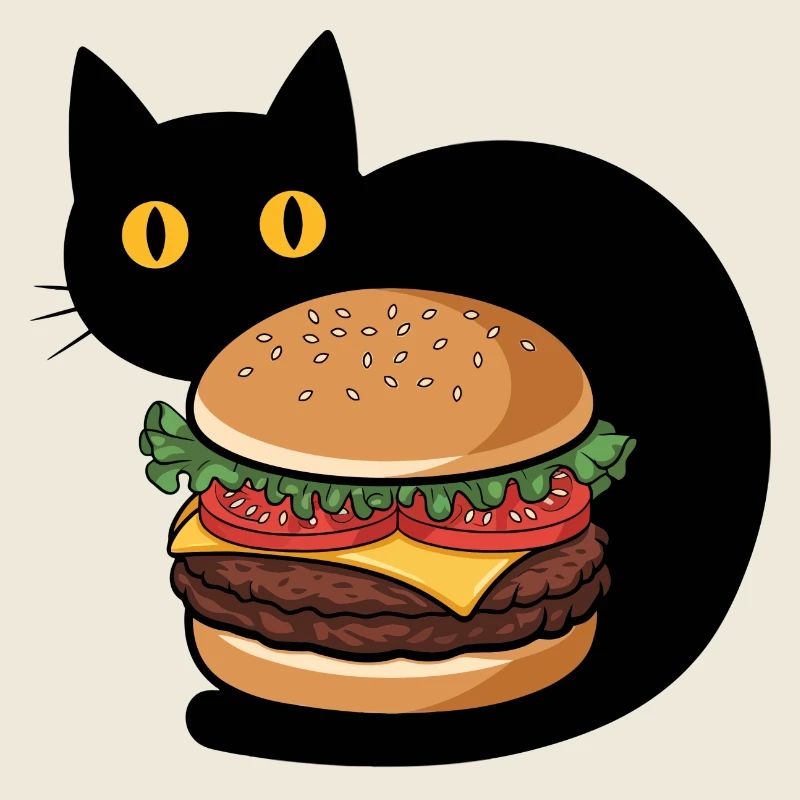Burger Katze
