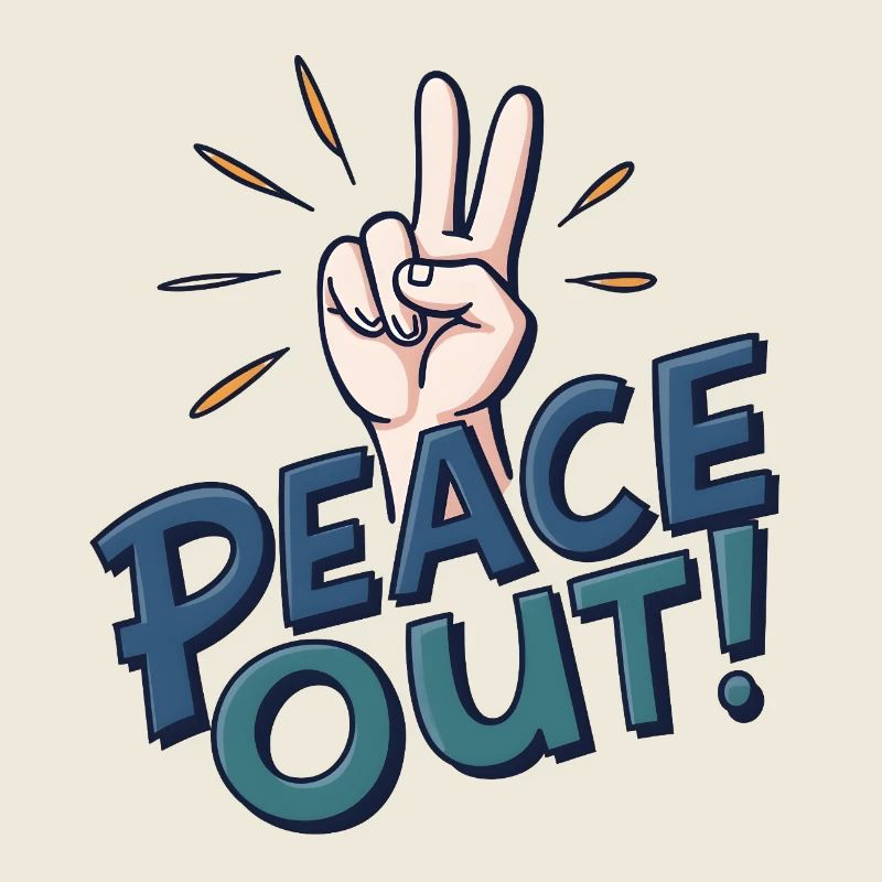 Peace Out Hand