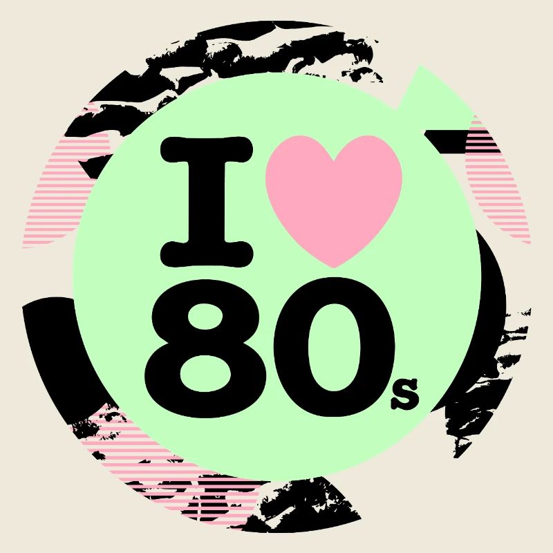 I ♥ 80s – Neon Retro Vibes