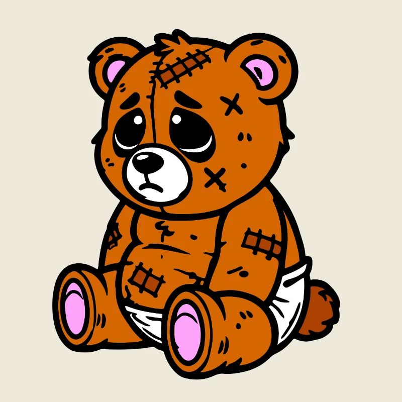 Petit ours triste