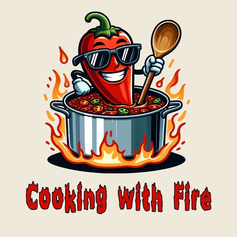 Cuisiner avec le feu