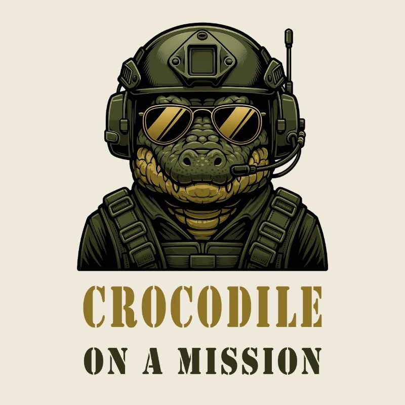 Crocodile on a mission