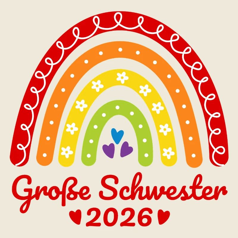 Große Schwester 2026 Regenbogen