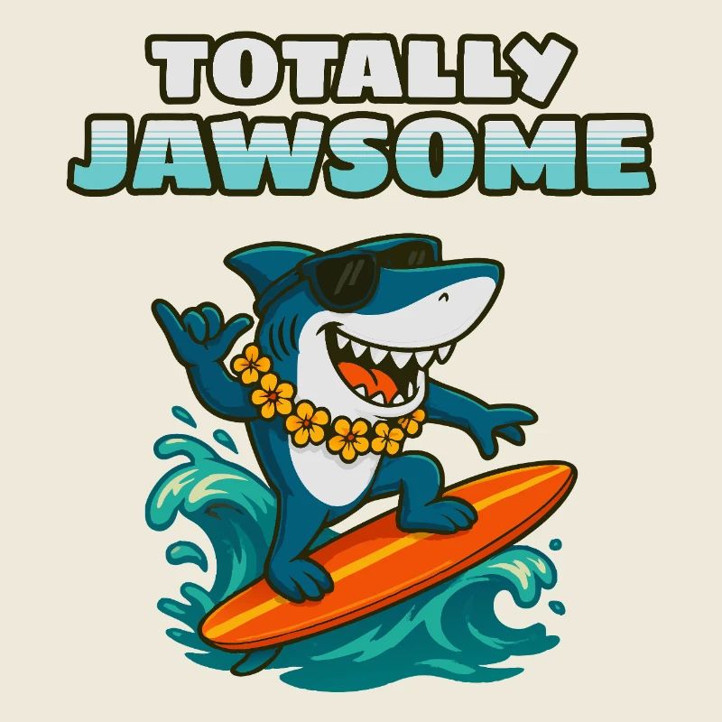 Totally Jawsome Surf Shark