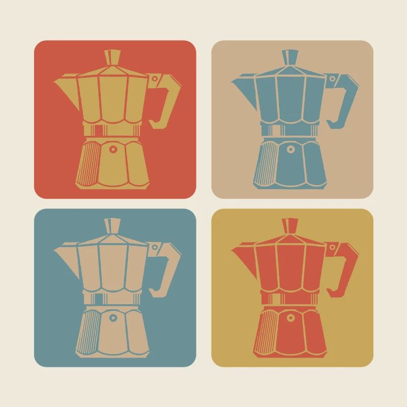 Machine à expresso rétro