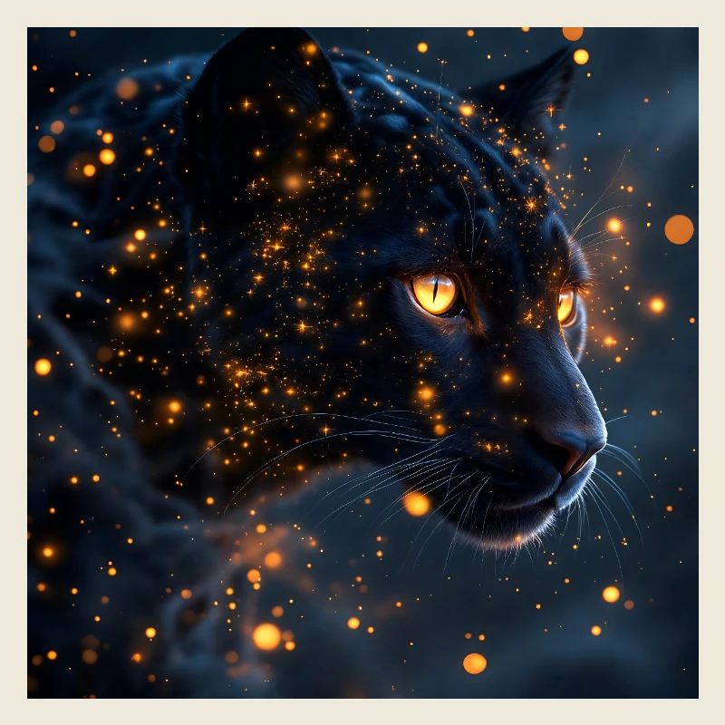 Animal Totem Guépard Noir