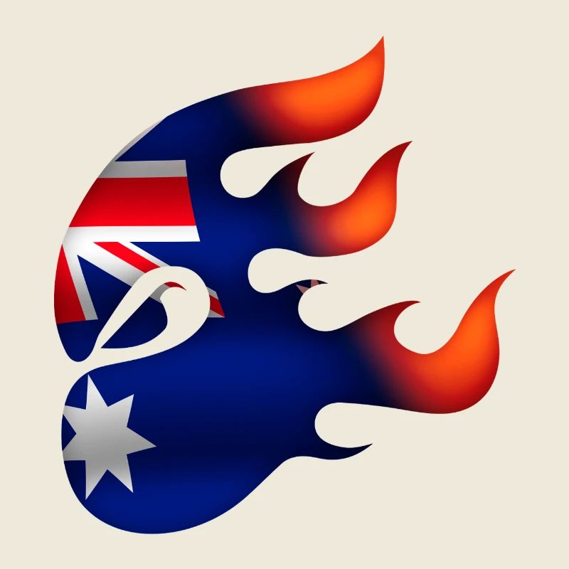 Flagge von Australien - Australien - Ninja