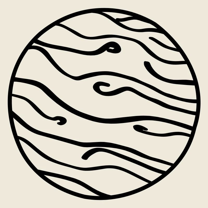 Planète Doodle de l’espace