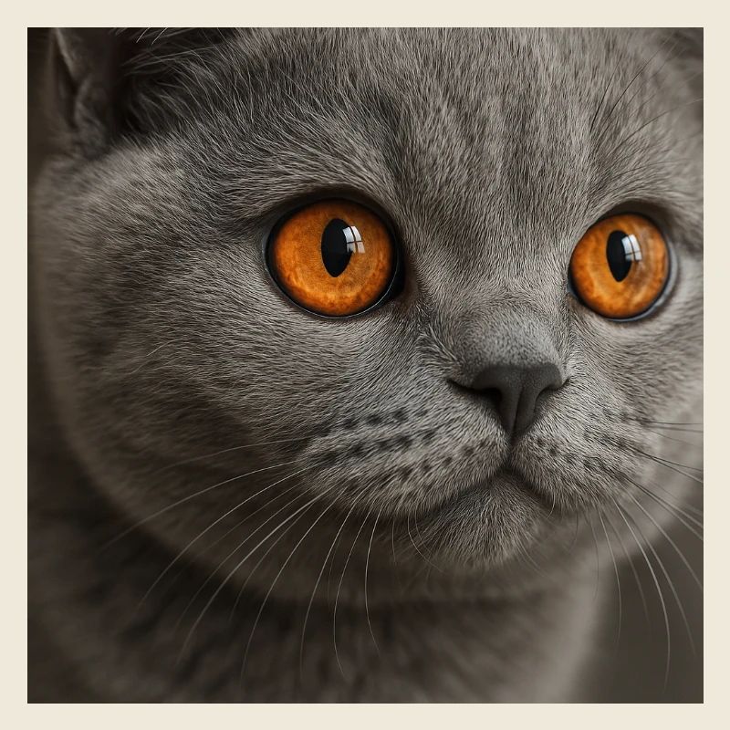 Conception détaillée de l’œil de chat