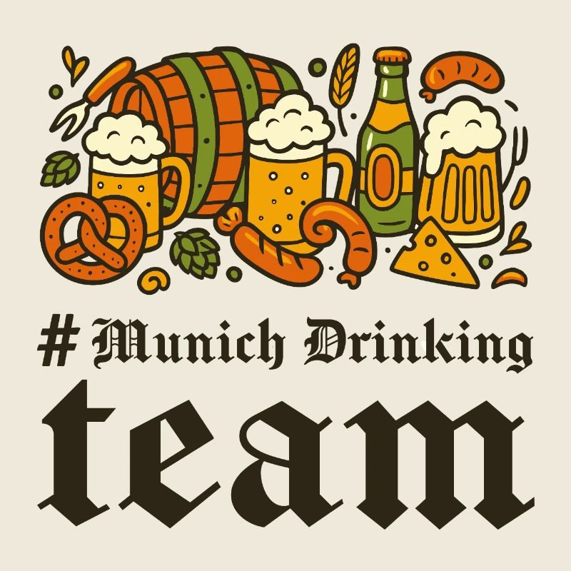 Münchner Biergarten Fest Design