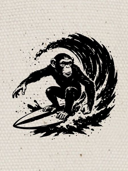 Singe des surfs
