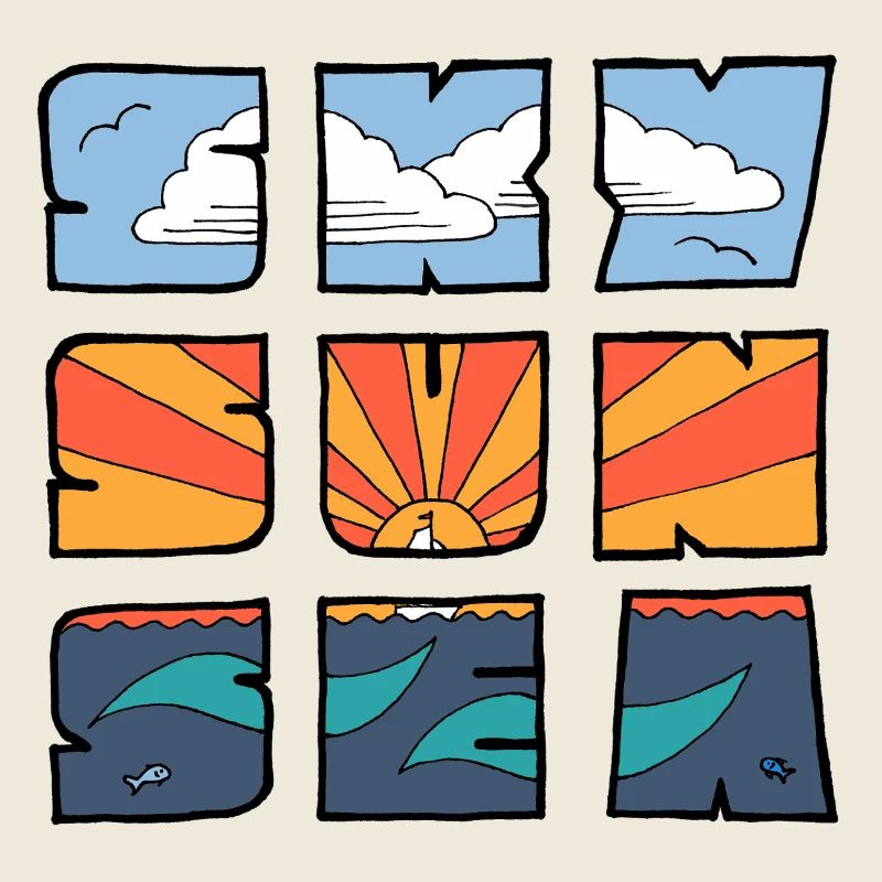 Sky Sun Sea