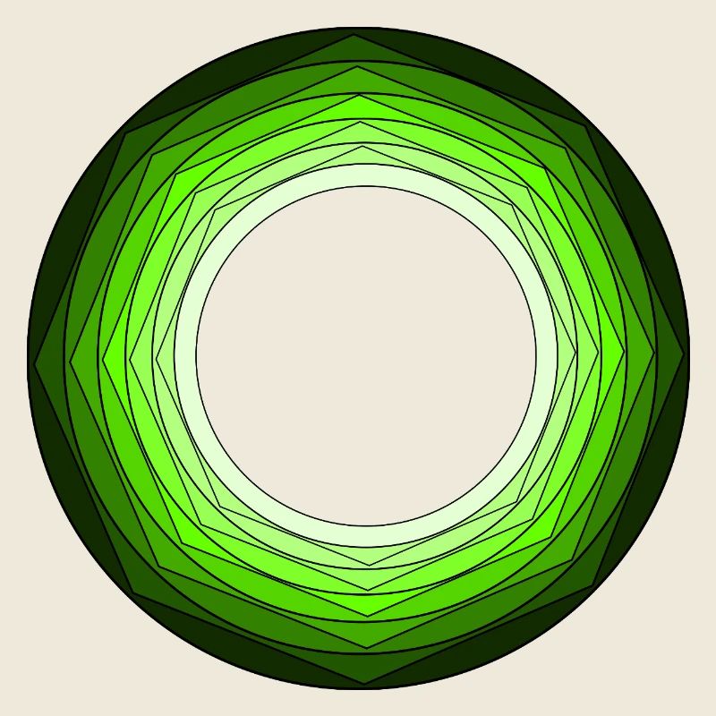 Vivid Green circles