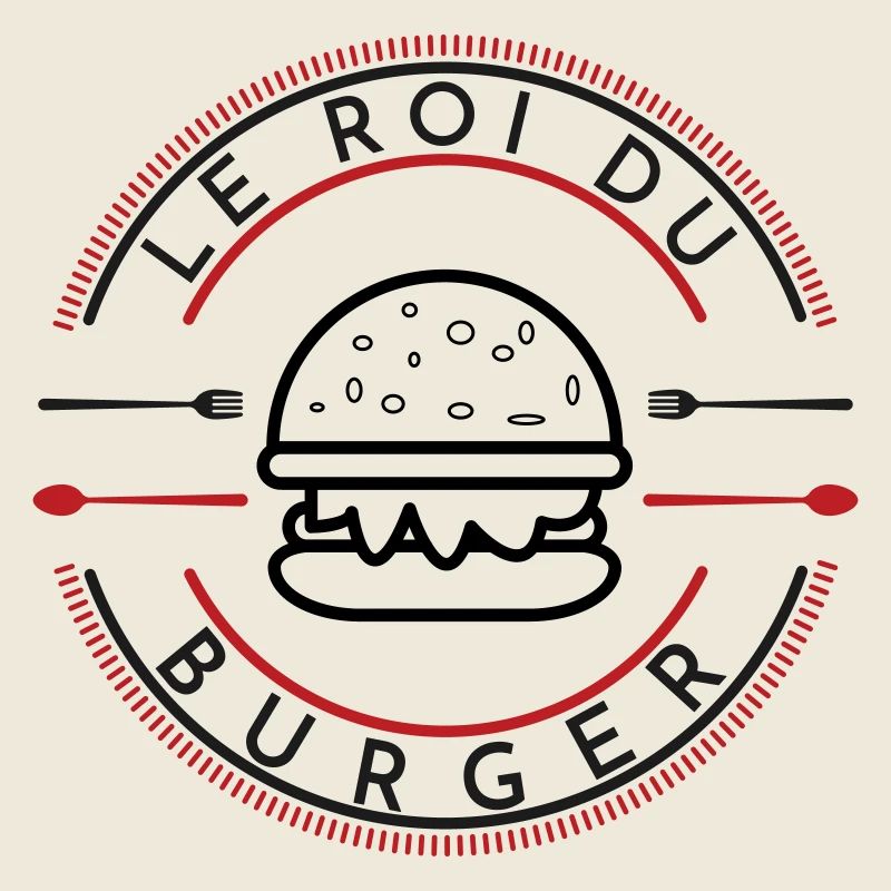 Original Design der König der Burger