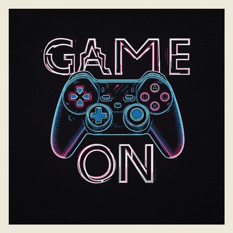 Neon Gaming Controller Design