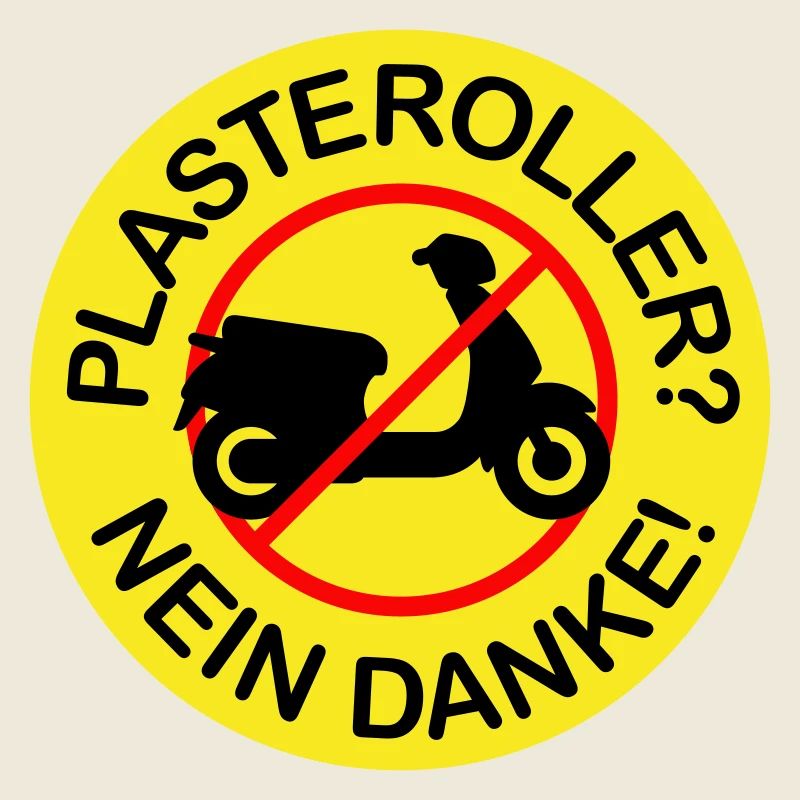 Plasteroller? Nein Danke! (3-farbig)