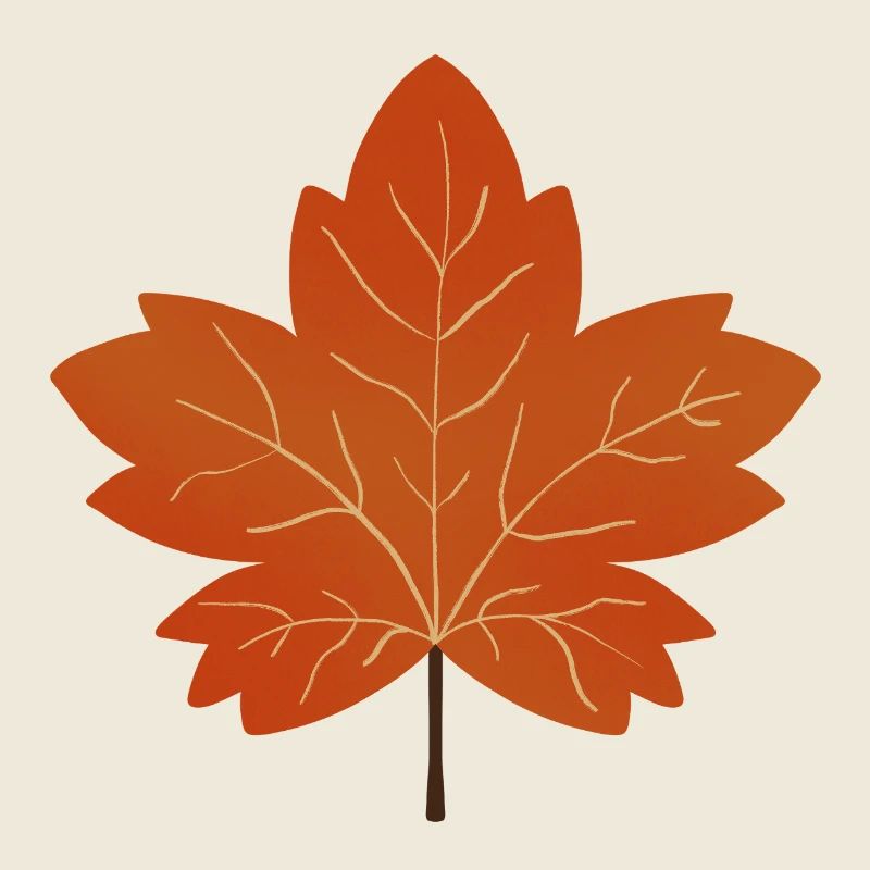 Autumn Maple Leaf Illustration