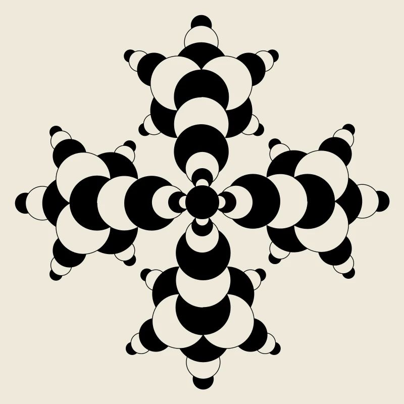 Fractal Molecule Crop Circle