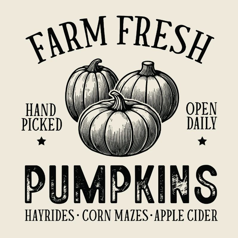 Autumn Pumpkins with Rustic Style