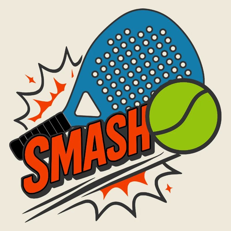 Lustiges Padel Smash