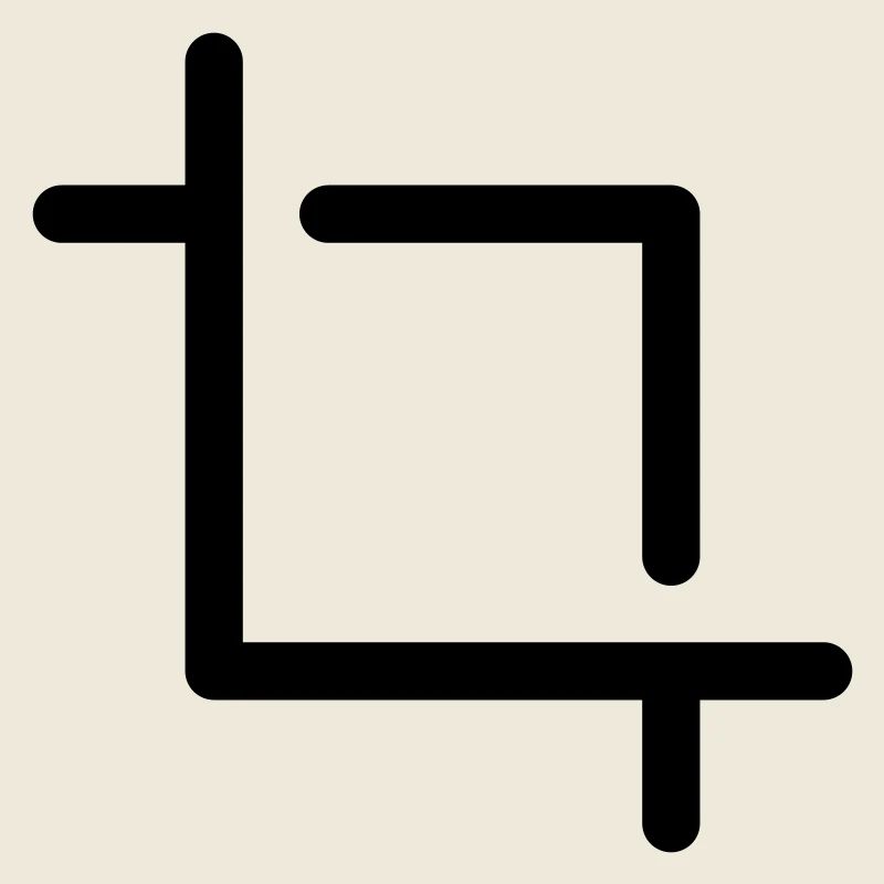 zuschneiden Icon