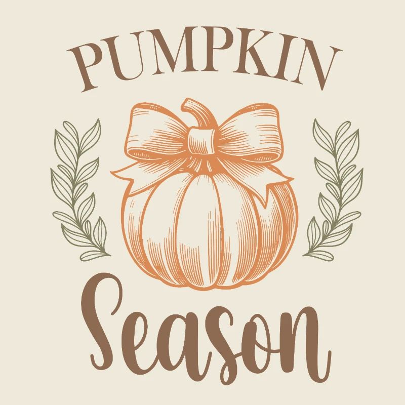 Pumpkin Season Script Design for Holidays