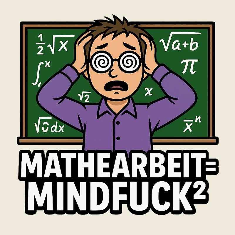 Professeur de mathématiques stressé