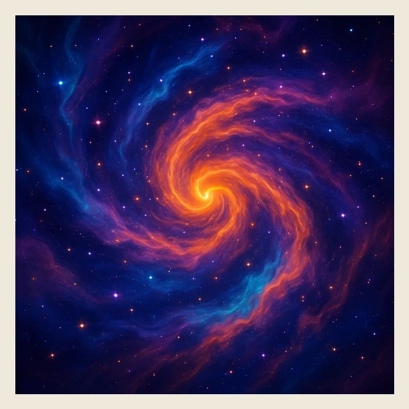 Galactic vortex in space
