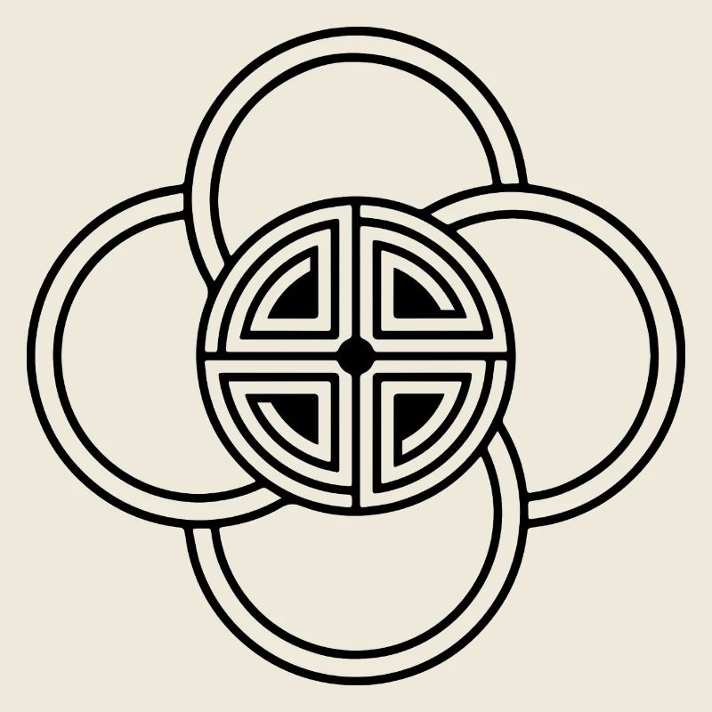 Conception de noeud d’harmonie sacrée