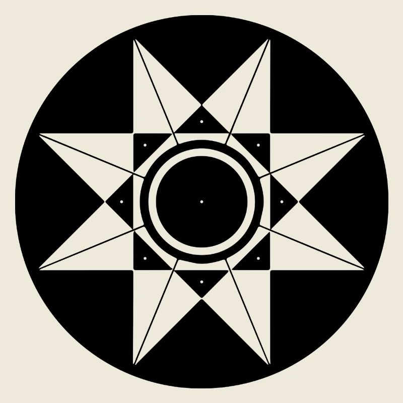 Schéma de l’étoile céleste