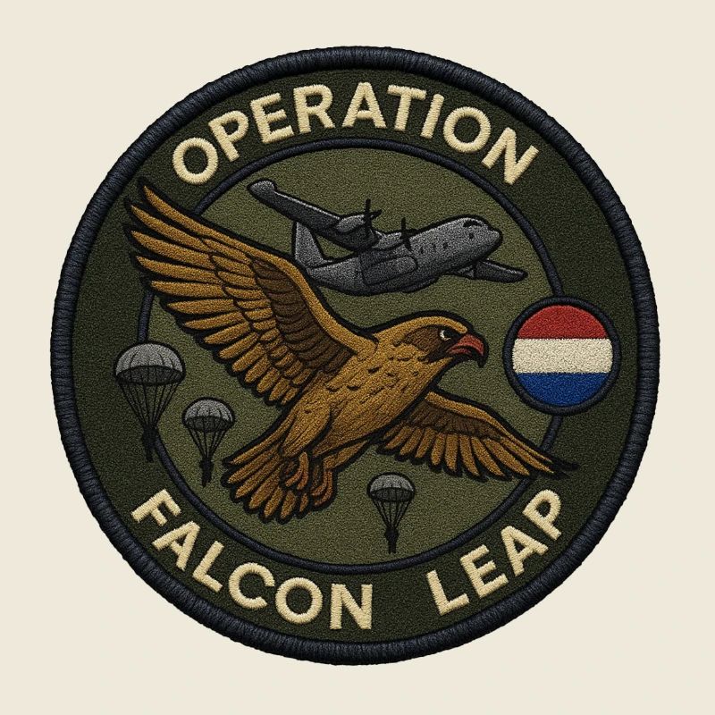 Écusson de l’opération Falcon Leap