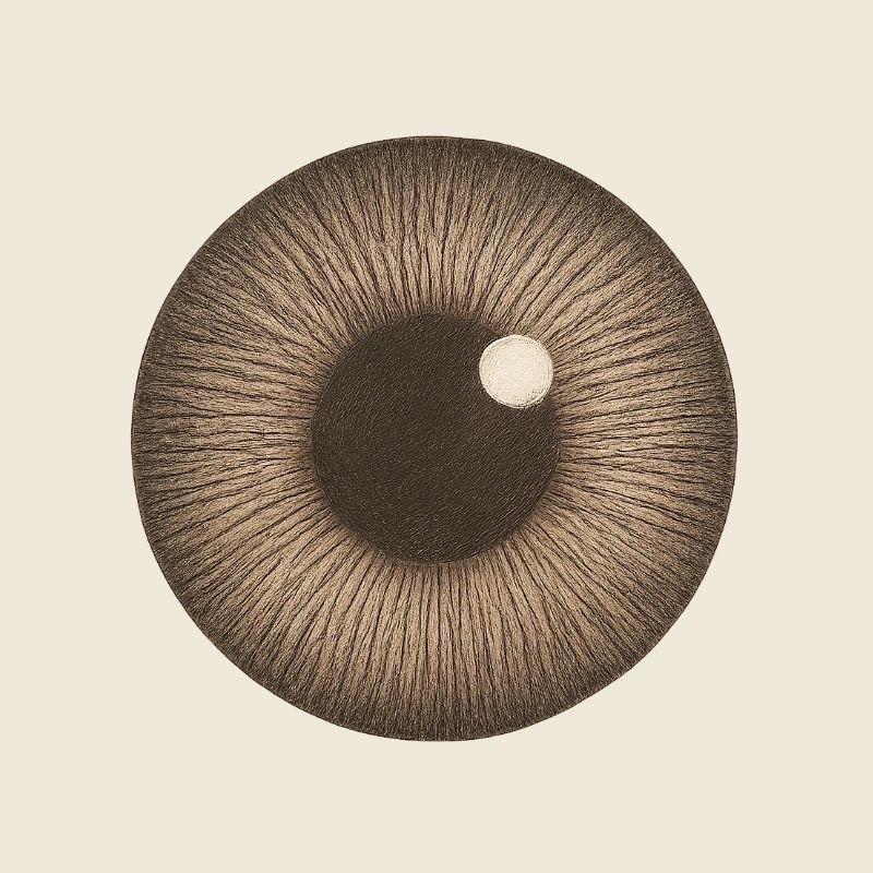 Brown Iris Closeup