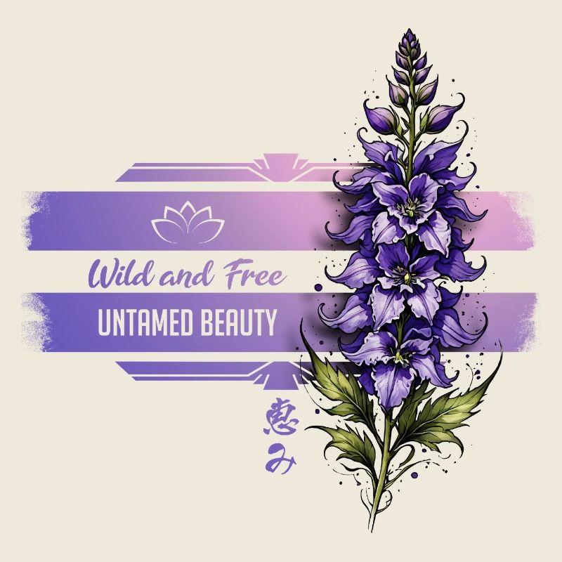 Bande de lupin sauvage Beauté indomptée