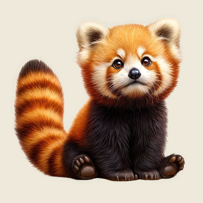 Panda Roux Peluche Adorable