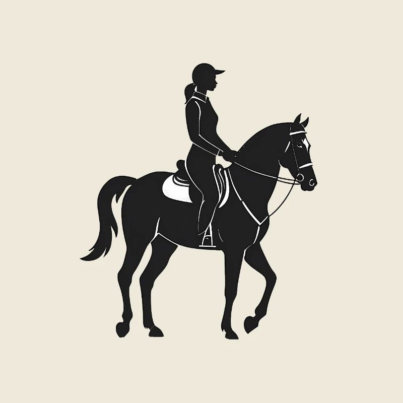 Équidé et cheval - Logo Cool Silhouette