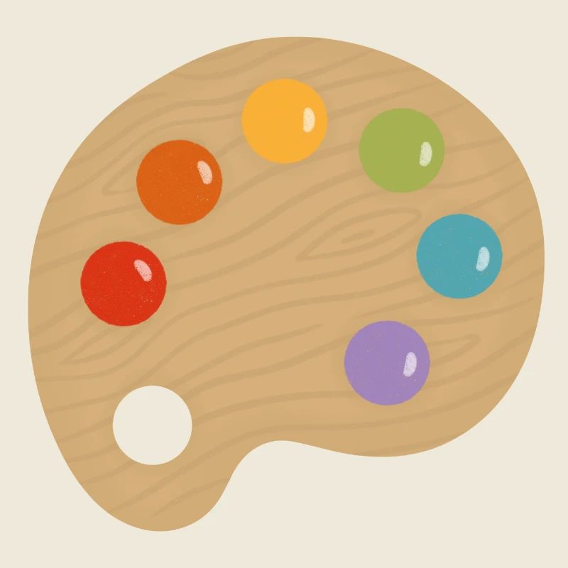 Paint Palette Charm
