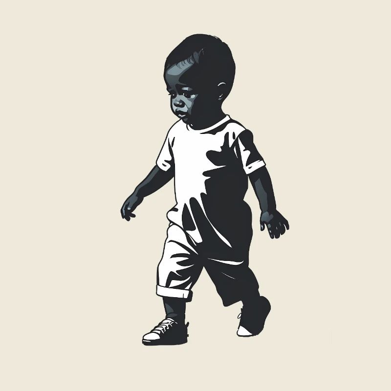 Bébé - Logo Cool Silhouette
