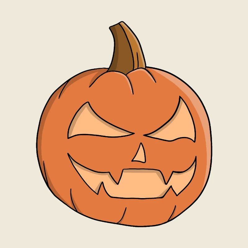 Mitternächtliches Jack-O-Lantern-Grinsen